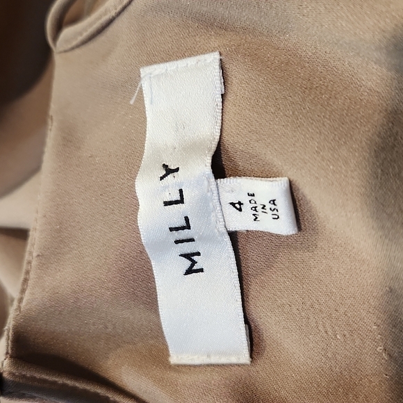 MILLY of NY 100% Silk Asymmetrical Razor Back Halter Top - Picture 3 of 4